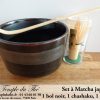 Service japonais à Matcha bol noir – Image 2