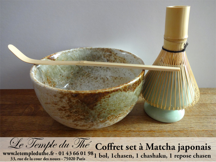 Thé Matcha Coffret Blanc, Accessoire Thé