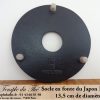 Socle de théière en fonte noir diamètre 13,5 cm. Iwachu – Image 2