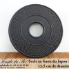 Socle de théière en fonte noir diamètre 13,5 cm. Iwachu