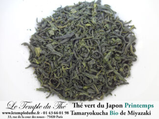 Thé du Japon BIO Tamaryokucha ombragé Printemps 2025 de Miyazaki , Gokase