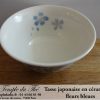 Tasse à thé en céramique du Japon fleurs bleues – Image 2