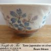 Tasse à thé en céramique du Japon fleurs bleues – Image 3