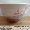 Tasse à thé en céramique du Japon fleurs rouges – Image 3