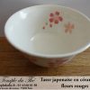 Tasse à thé en céramique du Japon fleurs rouges – Image 4