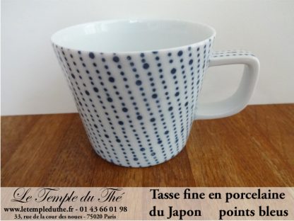 Tasse à thé très fine japonaise 15 cl losange marron
