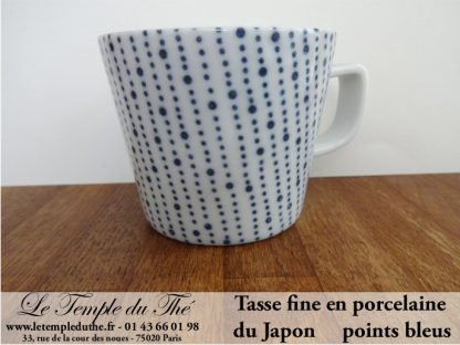 Tasse à thé très fine japonaise 15 cl losange marron