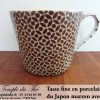 Tasse à thé japonaise marron très fine du Japon avec anse – Image 2