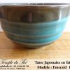 Tasse japonaise 15 cl Emerald en faïence – Image 3