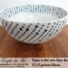 Tasse à thé très fine du Japon points bleus – Image 2
