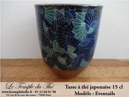 Tasse à thé du Japon 15 cl modèle Eventails
