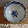 Tasse fine en porcelaine du Japon fleurs bleues – Image 2