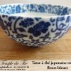 Tasse fine en porcelaine du Japon fleurs bleues – Image 5