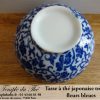 Tasse fine en porcelaine du Japon fleurs bleues – Image 4