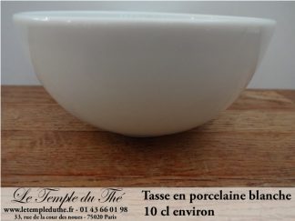 Tasse en porcelaine blanche 15 cl