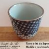 Tasse à thé japonaise 15 cl modèle patchwork – Image 2
