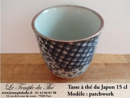 Tasse à thé japonaise 15 cl modèle patchwork