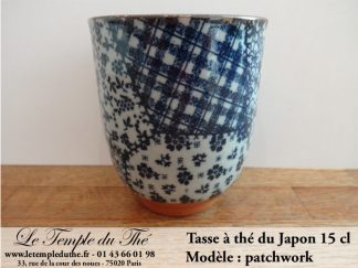 Tasse à thé japonaise 15 cl modèle patchwork