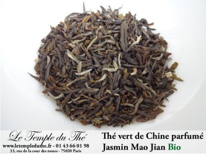 Thé vert de Chine jasmin Mao Jian bio