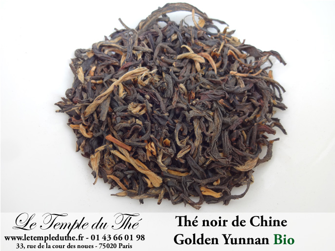 Thé noir de Chine Golden Yunnan BIO