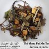 Thé blanc PAI MU TAN Fleurs de sureau et pêche BIO