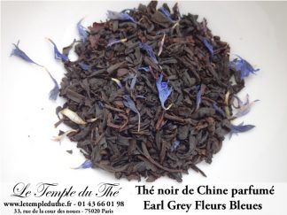 Thé noir de Chine Earl Grey Fleurs Bleues (bergamote)