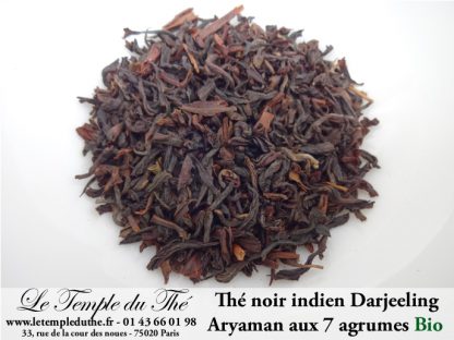 Aryaman thé noir Bio indien aux 7 agrumes