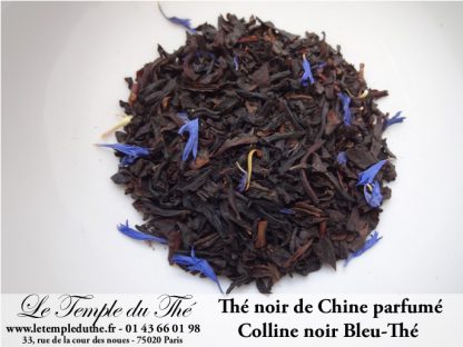 Thé noir de Chine Colline noir Bleu-Thé