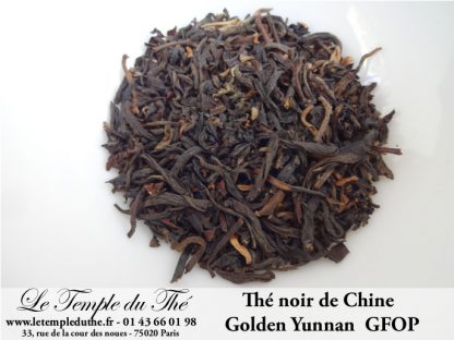 Thé noir de Chine Golden Yunnan GFOP