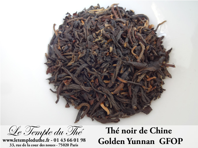 Thé noir de Chine Golden Yunnan GFOP