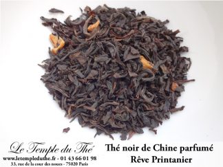 Thé noir de Chine Rêve printanier (amande, cannelle, orange, pomme et vanille.)