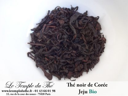 Thé noir de Corée Jeju noir BIO