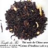 Thé noir aromatisé Crème d'Arabica