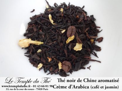 Thé noir aromatisé Crème d'Arabica