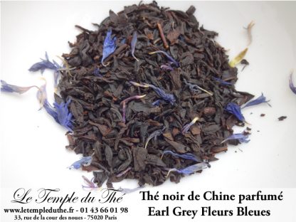 Thé noir de Chine Earl Grey Fleurs Bleues (bergamote)