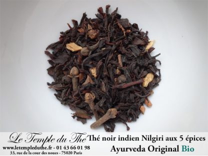 Thé noir Nilgiri BIO Ayurveda Original aux 5 épices