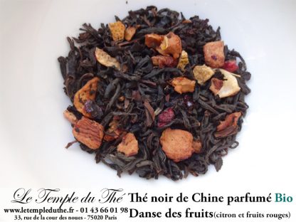 Thé BIO noir aromatisé danse des fruits