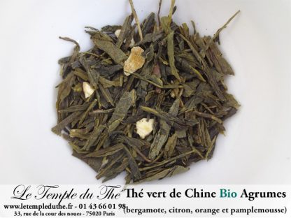 Thé vert de Chine aux agrumes BIO