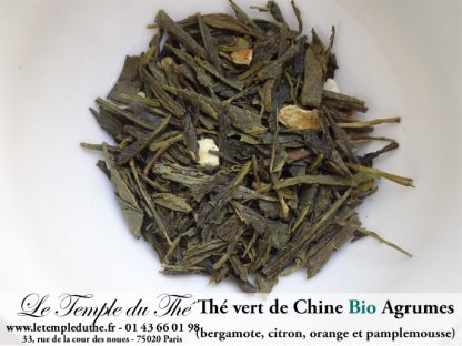 Thé vert de Chine aux agrumes BIO