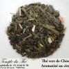 Thé vert de Chine aromatisé citron et citronnelle. BIO