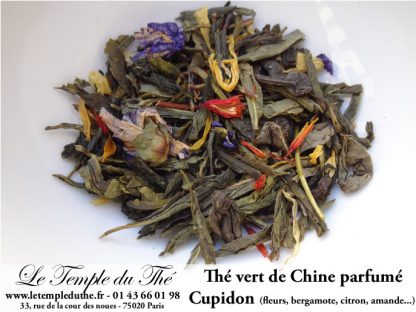 Thé vert de Chine Cupidon (fleurs)