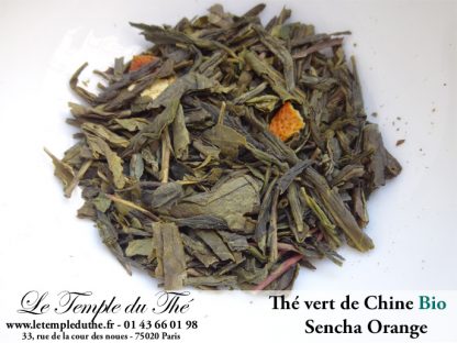 Thé vert de Chine Sencha orange BIO