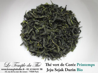 Thé vert Jeju Sejak Durin de Corée BIO 2025