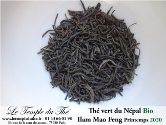 Thé vert du Népal de petits producteurs BIO ILAM MAO FENG 1ère récolte du printemps 2020