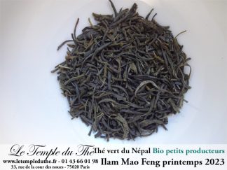 Thé vert du Népal de petits producteurs BIO ILAM MAO FENG 1ère récolte du printemps 2023