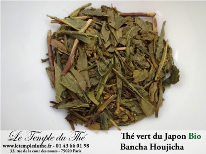 Thé du Japon de Miyazaki Bancha  Houjicha (peu grillé) BIO petits producteurs