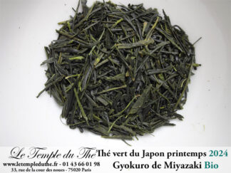 Thé vert Japonais de printemps Gyokuro de Miyazaki 2024 bio