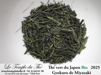 Thé vert Japonais de printemps Gyokuro de Miyazaki 2025 bio