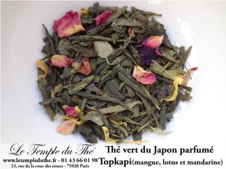 Thé vert japonais Topkapi (mangue, lotus, mandarine)