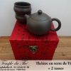 Coffret théière de Yixing de 10 cl + 2 tasses. Wang – Image 2